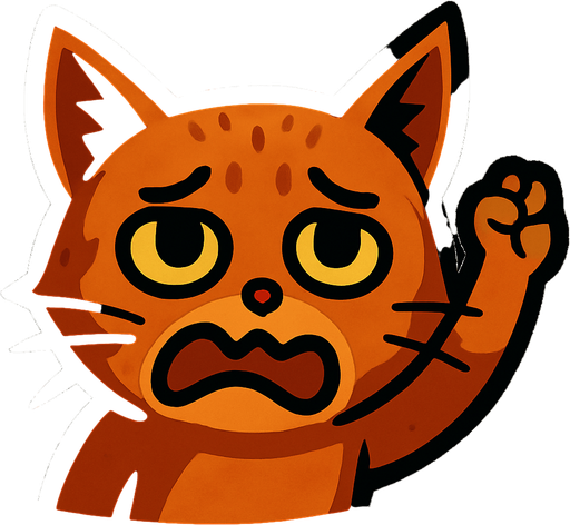 make this cat with silly face looks like that ◑_◐ (╯‵□′)╯