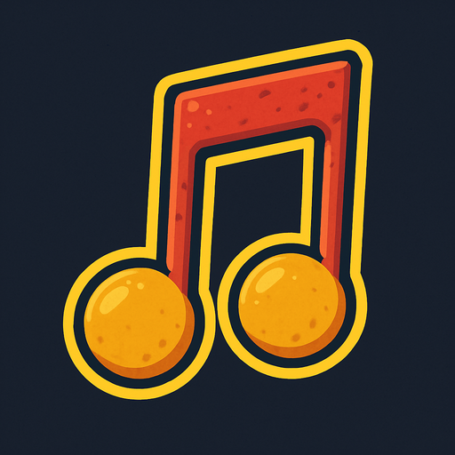 Music Note.
In-Game asset.  2d.  High contrast.  No shadows