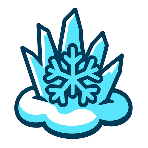 2d Freeze.
In-Game asset.  2d.  High contrast.  No shadows