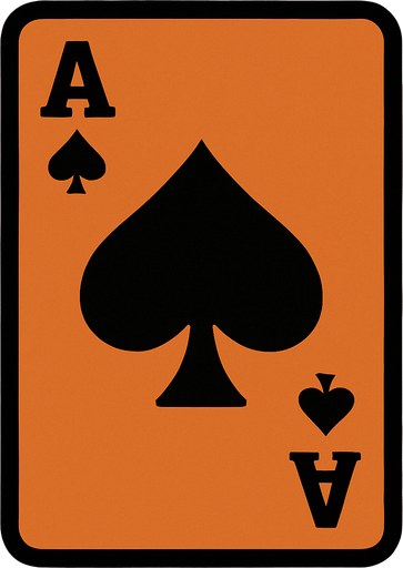 A card.
In-Game asset.  2d.  High contrast.  No shadows
