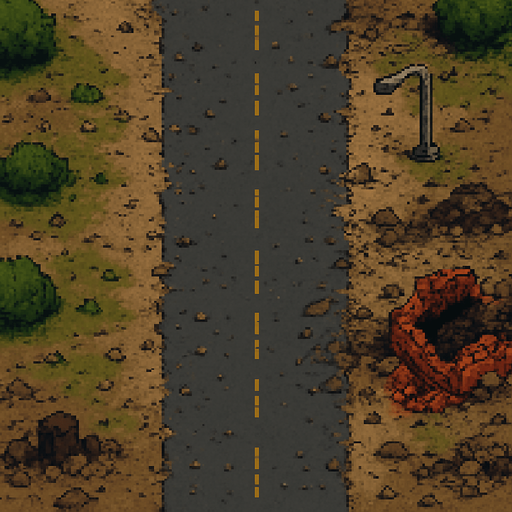 remove cars and buildings