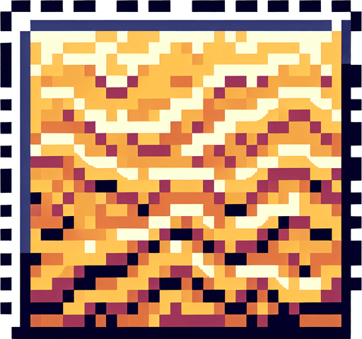 pixel art desert ground sand.
Single Game Texture. In-Game asset. 2d. Blank background. High contrast. No shadows.