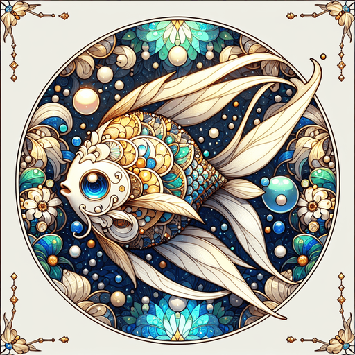 A realistic celestial pearl danio.
Single Game Texture. In-Game asset. 2d. Blank background. High contrast. No shadows.