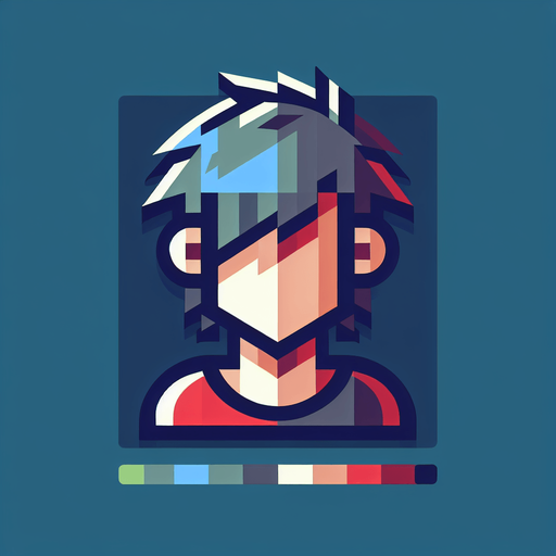 A simple 2d Player.
Single Game Texture. In-Game asset. 2d. Blank background. High contrast. No shadows.