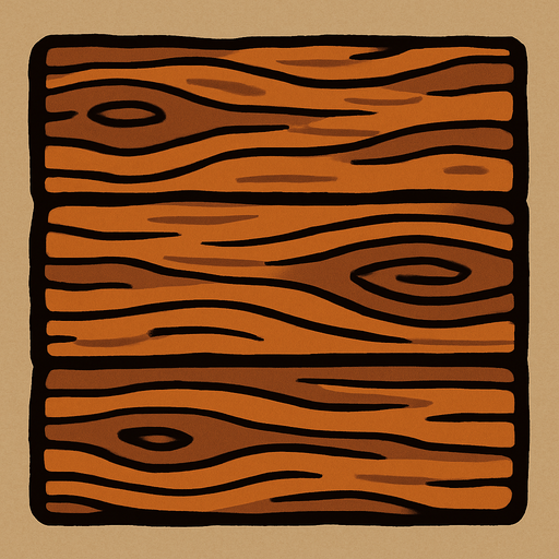 Wood texture.
In-Game asset.  2d.  High contrast.  No shadows