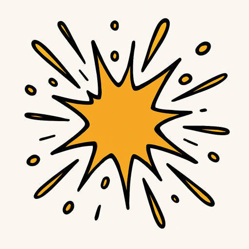Give me an animation of a hit..
In-Game asset.  2d.  High contrast.  No shadows