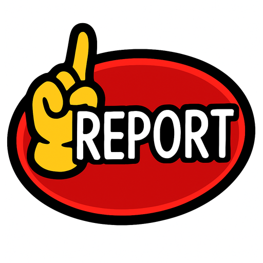 reportbutton among us.
In-Game asset.  2d.  High contrast.  No shadows