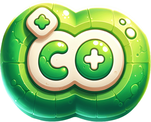 Design a 2D UI element for a cute and lively text graphic that says 'GO.' The text should be bold and bubbly, with a soft, rounded font in a bright, cheerful green to indicate life and healing. The background features a large, semi-transparent green plus sign, subtly glowing and radiating a gentle, rejuvenating energy. The 'GO' text is prominently centered, with a slight 3D effect and playful highlights to make it pop, exuding a sense of positivity and vitality. The overall design is clean, minimal, and adorable, perfect for a hyper-casual mobile game..
Single Game Texture. In-Game asset. 2d. Blank background. High contrast. No shadows.