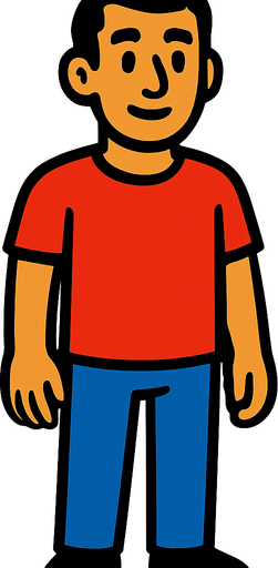 İnsan.
In-Game asset.  2d.  High contrast.  No shadows