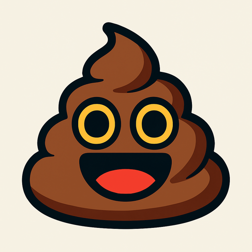 kaka yüzü.
In-Game asset.  2d.  High contrast.  No shadows