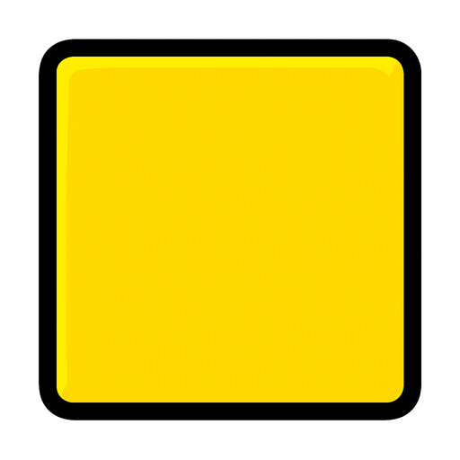 yellow square
without other colors.
In-Game asset.  2d.  High contrast.  No shadows