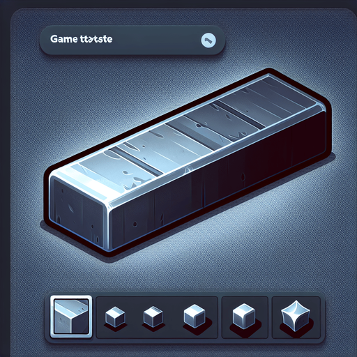 Metal bar.
Single Game Texture.  In-Game asset.  2d.  Blank background.  High contrast.  No shadows