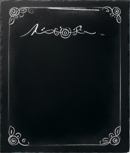 Text "NOVICE BREW" in chalk, handwritten