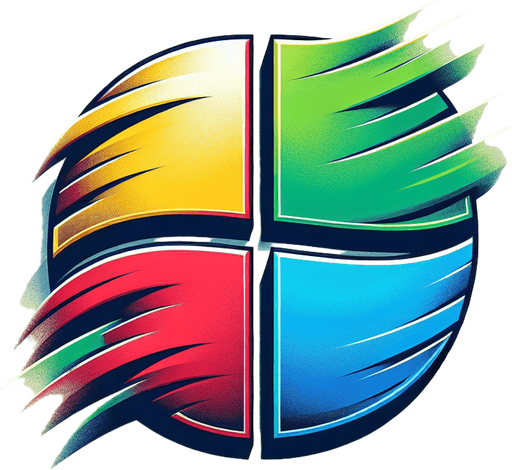 photorealistic windows logo