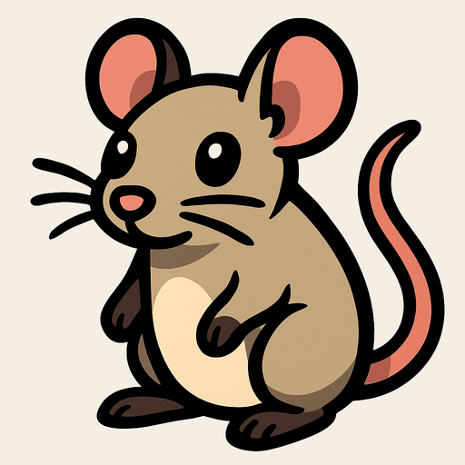 Mouse.
In-Game asset.  2d.  High contrast.  No shadows