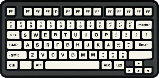 PC Klavye.
In-Game asset.  2d.  High contrast.  No shadows