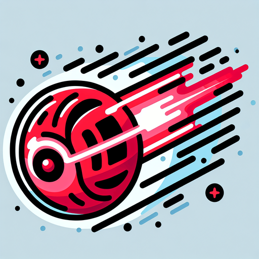 red cartoon laser.
Single Game Texture. In-Game asset. 2d. Blank background. High contrast. No shadows.