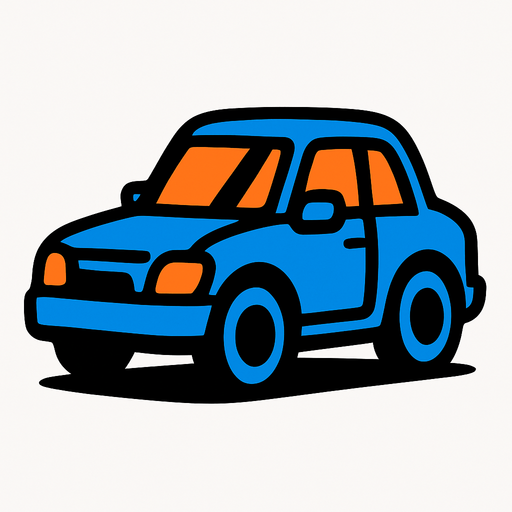 Car.
In-Game asset.  2d.  High contrast.  No shadows