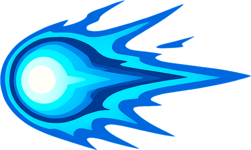 Plasma projectile.
In-Game asset.  2d.  High contrast.  No shadows