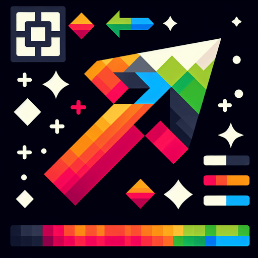 up arrow.
Single Game Texture.  In-Game asset.  2d.  Blank background.  High contrast.  No shadows