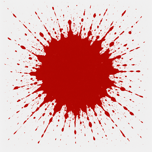 Red splatter background, HD.
In-Game asset.  2d.  High contrast.  No shadows