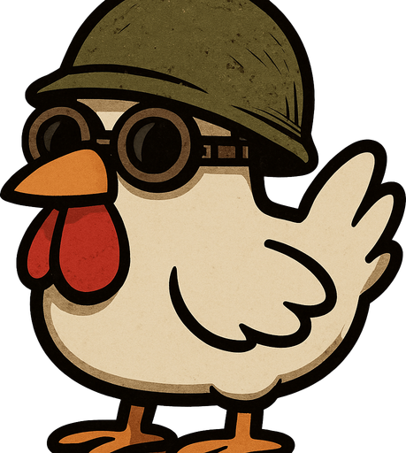 Que el personaje  tenga un casco de militar de la guerra con unos lentes de mira redonda