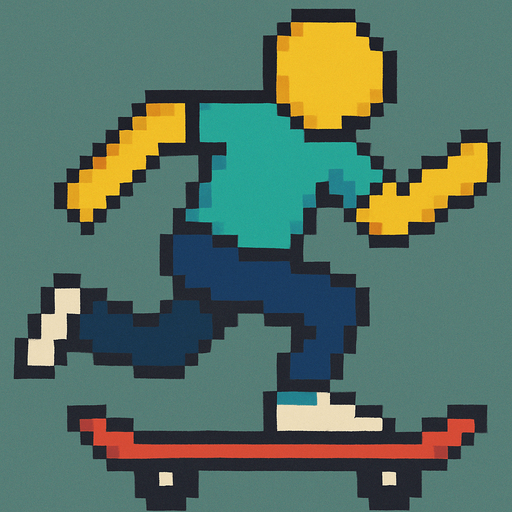 retro pixel ar style 80s