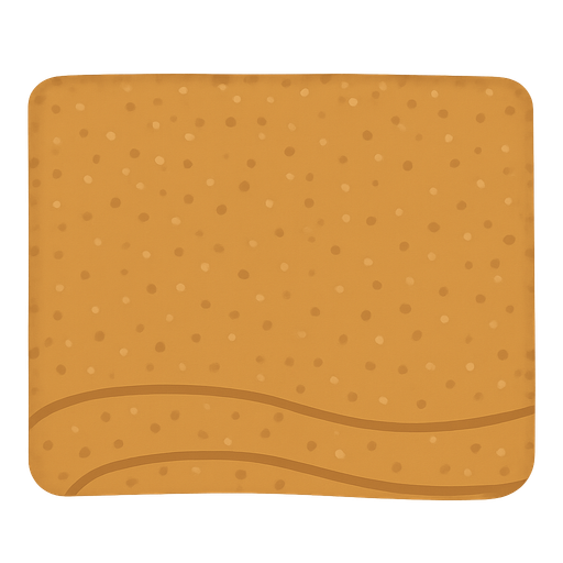 Kumlu Zemin. No background. Transparent background. Blank background. No shadows. 2d. In-Game asset. flat