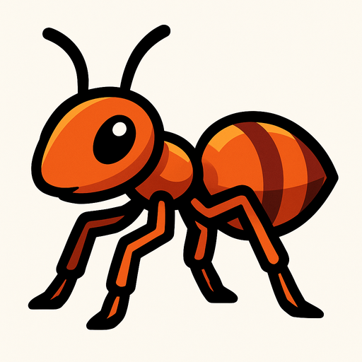 make an ant.
In-Game asset.  High contrast.  No shadows