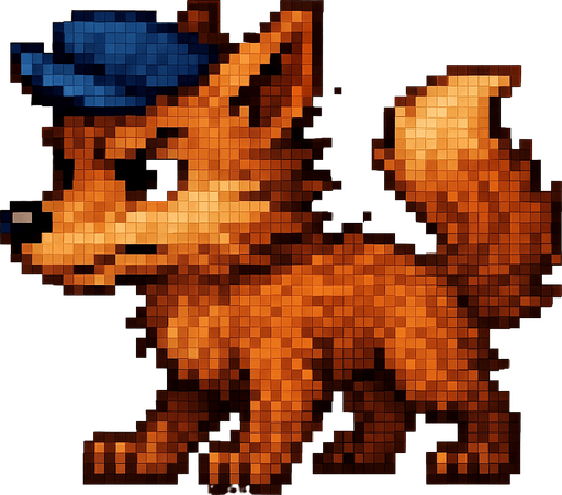 Quítale la camisa, aslo más grande y peludo, que este en cuatro patas , pixelart