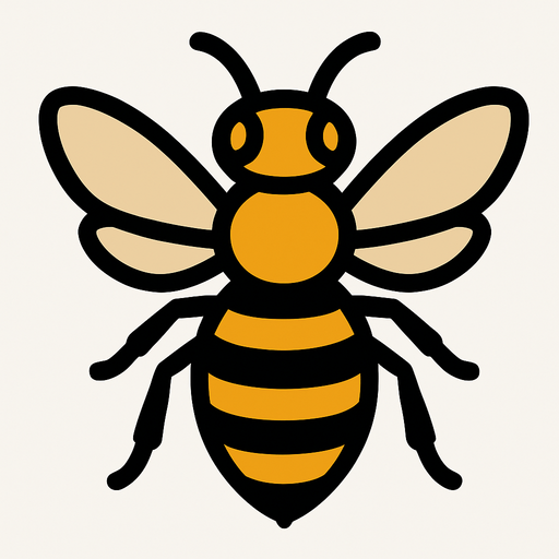 Abeille.
In-Game asset.  2d.  High contrast.  No shadows