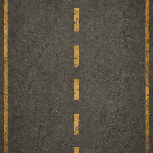 more detail Worn-out road