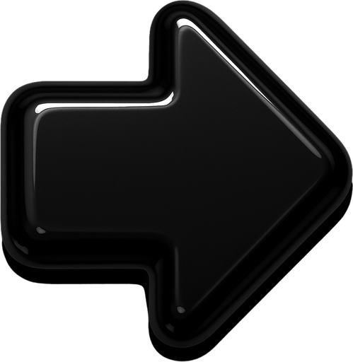 plastic, realistic,shiny, black, only one arrow-shaped buttons.
In-Game asset.  2d.  High contrast.  No shadows