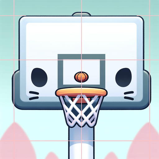 Basketbal backboard aiming directly at the camera. Zoomed in. In pastel color cat theme. Cartoon style.
Single Game Texture. In-Game asset. 2d. Blank background. High contrast. No shadows.