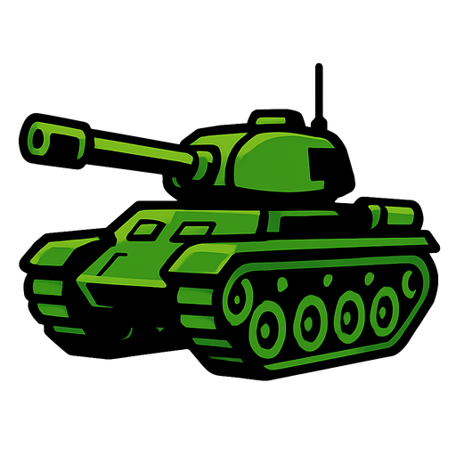 tank.
In-Game asset.  2d.  High contrast.  No shadows