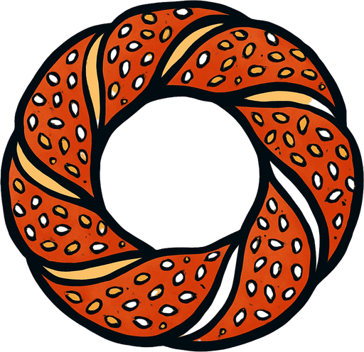 Simit.
In-Game asset.  2d.  High contrast.  No shadows