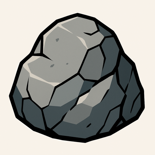 piedra.
In-Game asset.  2d.  High contrast.  No shadows