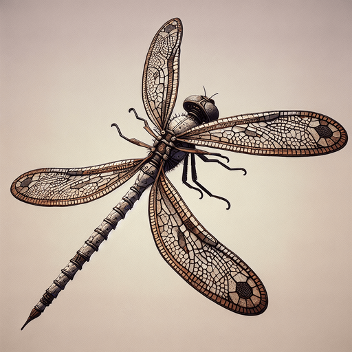 Dragonfly, small but detailed.
Single Game Texture.  In-Game asset.  2d.  Blank background.  High contrast.  No shadows