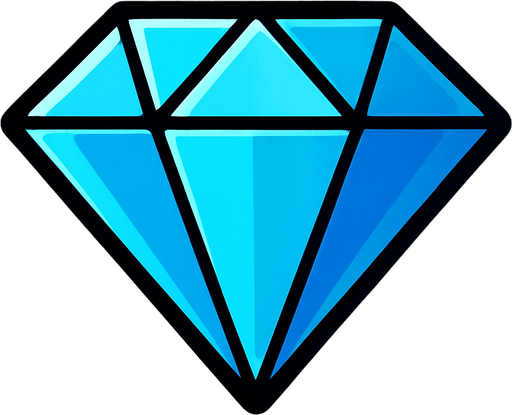 diamond.
In-Game asset.  2d.  High contrast.  No shadows