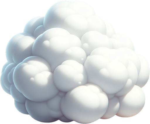 bulut beyaz pofuduk 2d oyun realistic detailles.
Single Game Texture.  In-Game asset.  2d.  Blank background.  High contrast.  No shadows