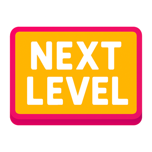 next level button.
In-Game asset.  2d.  High contrast.  No shadows