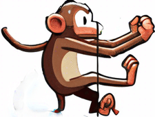 The missing tail of the monkey.