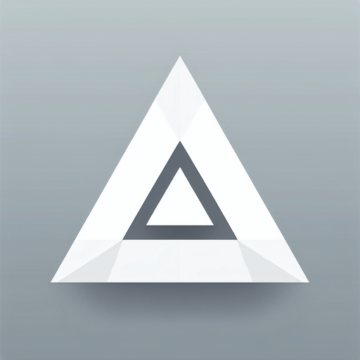 A white triangle pointing down..
Single Game Texture. In-Game asset. 2d. Blank background. High contrast. No shadows.