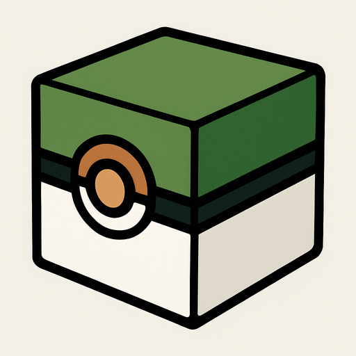 make a cube but like a pokeball and  make it for uncommon one make with green and white and bronze but do diffrently.
In-Game asset.  2d.  High contrast.  No shadows
