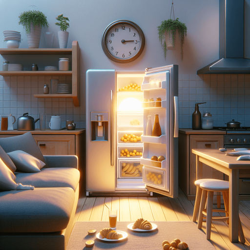 buzdolabı kapakları açık