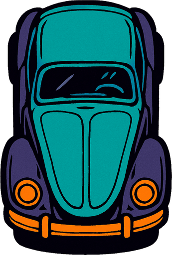 üstden çekilmiç araba.
In-Game asset.  2d.  High contrast.  No shadows