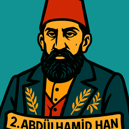 2. abdülhamit han.
In-Game asset.  2d.  High contrast.  No shadows