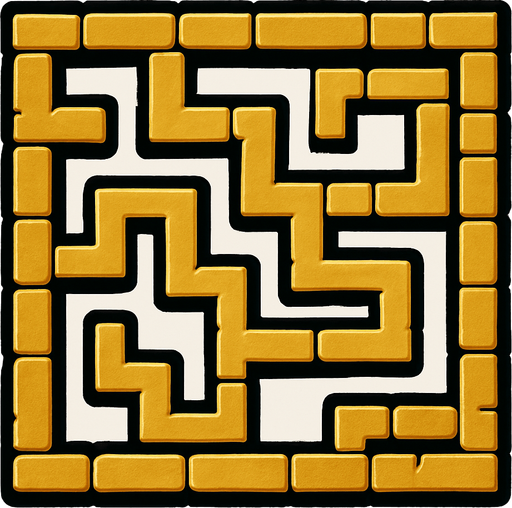 Labirent duvarı.
In-Game asset.  2d.  High contrast.  No shadows