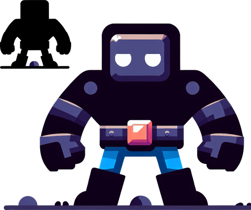 Hero Character for platformer game
Single Game Texture. In-Game asset. 2d. Blank background. High contrast. No shadows.