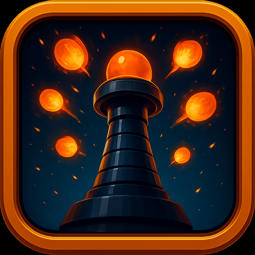 Вместо огненного кольца, огненные шары разлетающие вверх в разные стороны